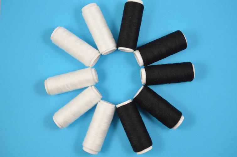 缝纫线批发手缝线大个线 常用黑色 10个线卷 黑色缝衣服棉线60g